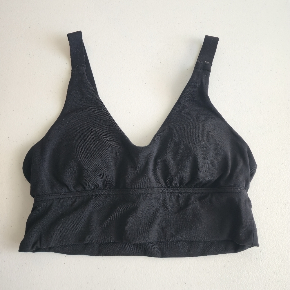 Aerie Black Women's Sport Bra Size XS R